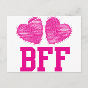Carte Postale BFF Meilleurs amis pour toujours ! ! ! génial !