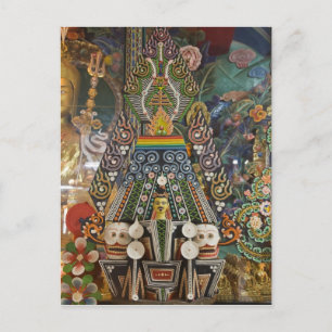 Carte Postale Bhoutan. Gâteaux cérémoniels confectionnés par des