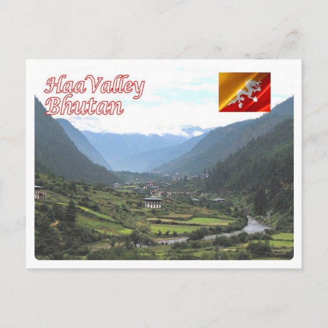Carte Postale Bhutan - Haa Valley - (Devant)