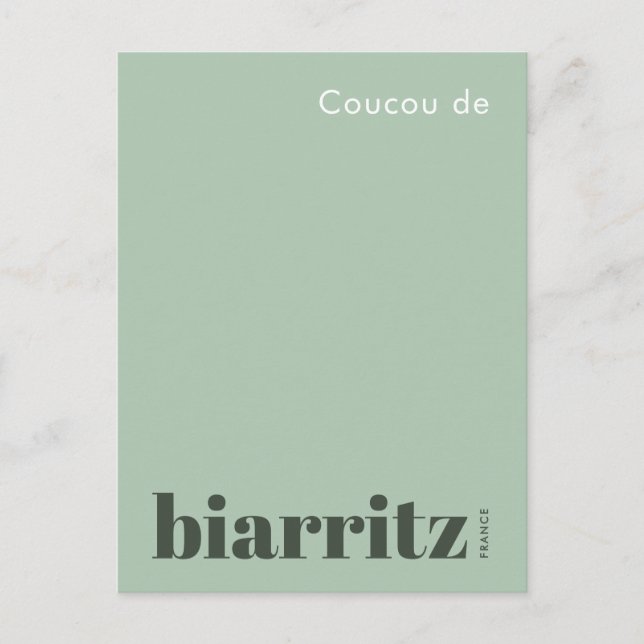 Carte Postale Biarritz France vacances modernes (Devant)