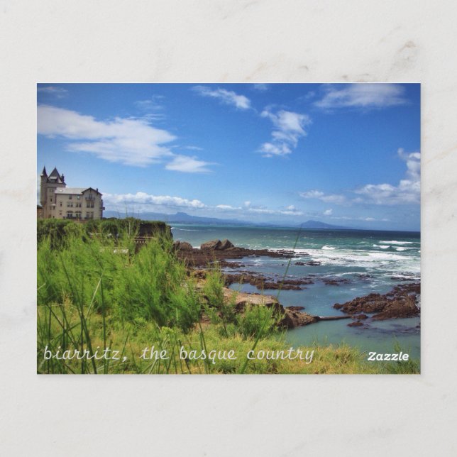 Carte Postale Biarritz, Pays basque (Dos)