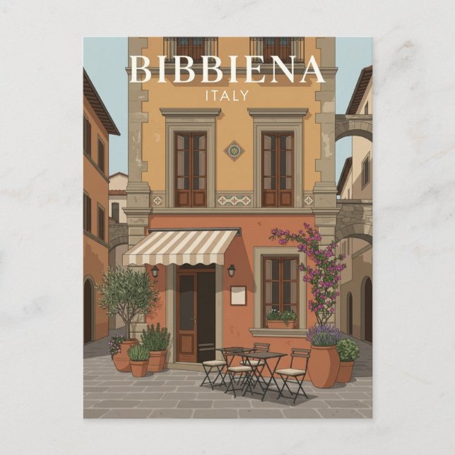 Carte Postale Bibbiena, Italie (Devant)