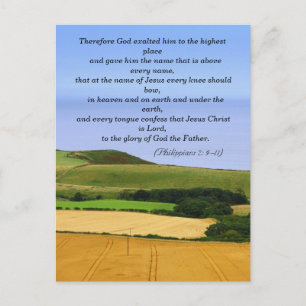 Carte Postale Bible passage, paysage