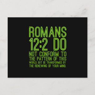 Carte Postale Bible transformée Jésus chrétien religieux quo