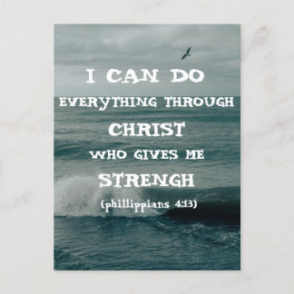 Carte Postale Bible Verse Inspiration Citation Écriture