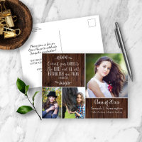 Bible Verse Rustique Christian Graduation | Grange