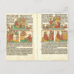 Carte Postale Biblia Paupernum Nativité