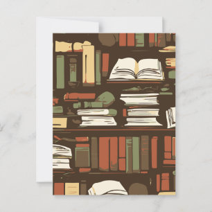Carte Postale bibliothèque