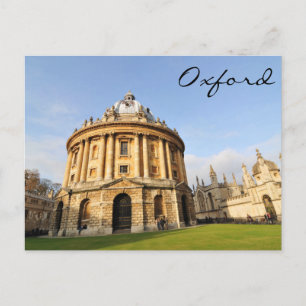 Carte Postale Bibliothèque à Oxford, Angleterre
