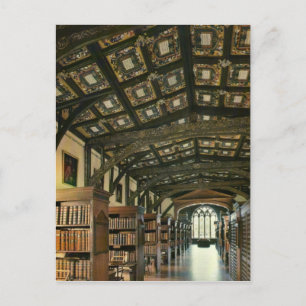 Carte Postale Bibliothèque Bodlein, Université d'Oxford, Anglete