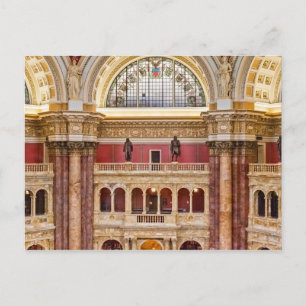 Carte Postale Bibliothèque du Congrès