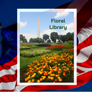 Carte Postale Bibliothèque florale, Jardin, Ladybird, Célébrer 2