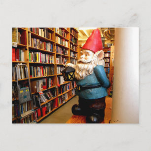 Carte Postale Bibliothèque Gnome II