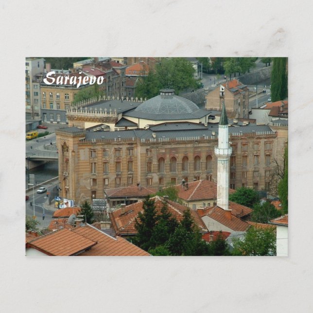Carte Postale Bibliothèque nationale (Devant)