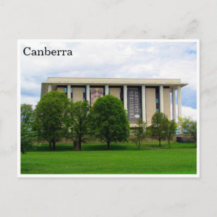 Carte Postale bibliothèque nationale canberra