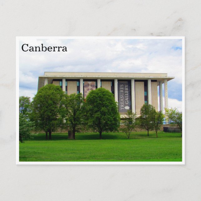 Carte Postale bibliothèque nationale canberra (Devant)