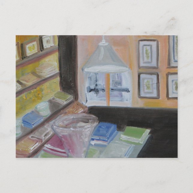 Carte Postale Bibliothèque Paris (Devant)