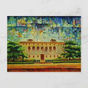 Carte Postale Bibliothèque publique de Détroit - Format postal