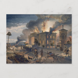 Carte Postale Bibliothèque publique et Temple des Vents, assiett