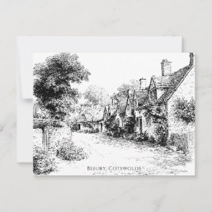 Carte Postale Bibury Village, Cotswolds, Royaume-Uni
