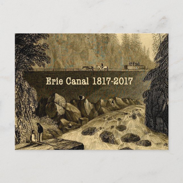 Carte Postale Bicentenaire du canal Erie historique (Devant)
