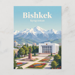Carte Postale Bichkek Kirghizistan