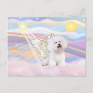 Carte Postale Bichon Frise Ange