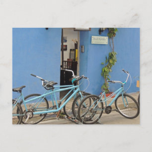 Carte Postale Bicyclette à Carthagène Colombie