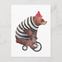 Bicyclette Ours amusant