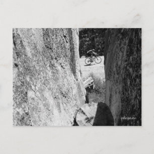 Carte Postale Bicyclette par le granit B&W