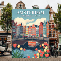 Bicyclettes Vintage voyage Amsterdam Pays-Bas