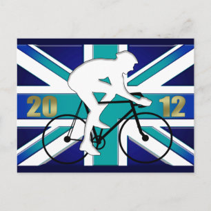 Carte Postale Bicyle amoureux du cyclisme britannique 2012