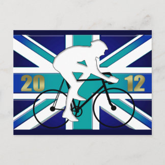 Carte Postale Bicyle amoureux du cyclisme britannique 2012