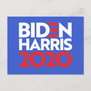 CARTE POSTALE BIDEN HARRIS 2020
