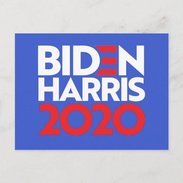 CARTE POSTALE BIDEN HARRIS 2020 (Devant)