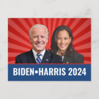Biden Harris Photo - 2024 étoile - Bleu Bleu Blanc