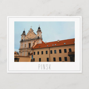 Carte Postale Biélorussie Б л а р с de de de de Pinsk de