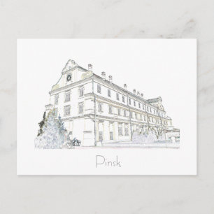Carte Postale Biélorussie Bélarus Pinsk Pinsk Postcard