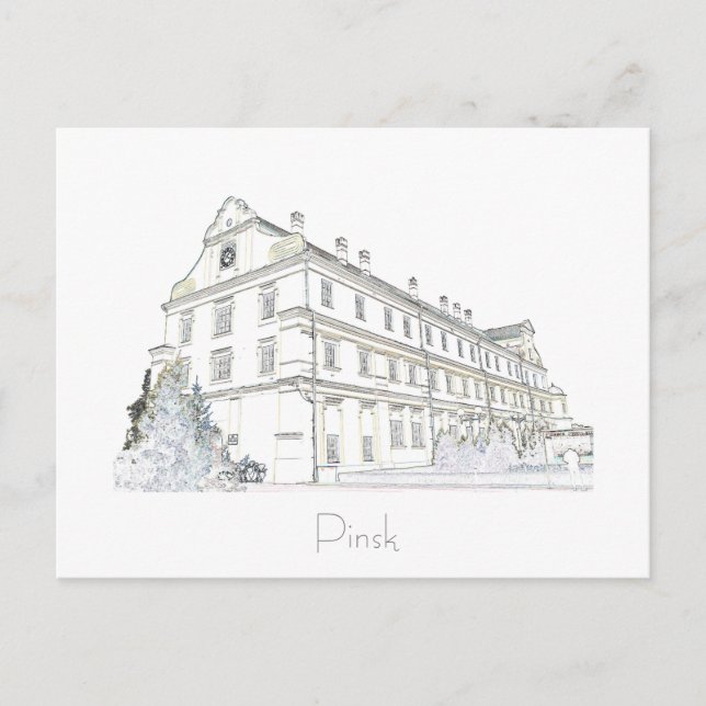 Carte Postale Biélorussie Bélarus Pinsk Pinsk Postcard (Devant)