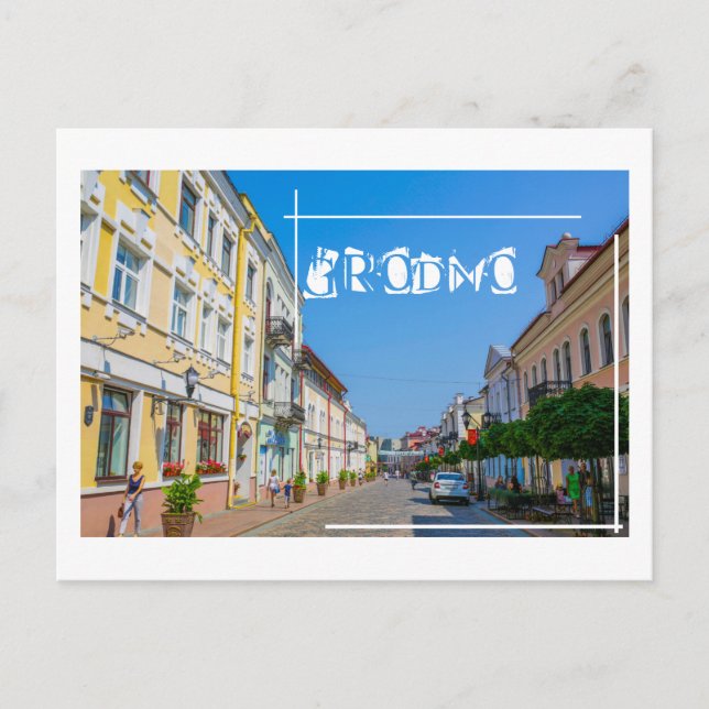 Carte Postale Biélorussie Grodno Cityscape (Devant)
