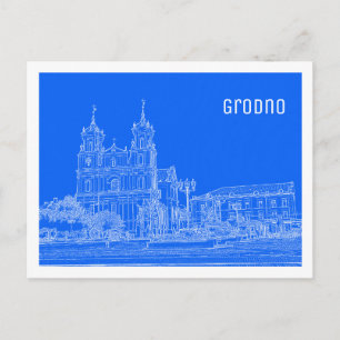 Carte Postale Biélorussie Grodno Cityscape City View Architectur