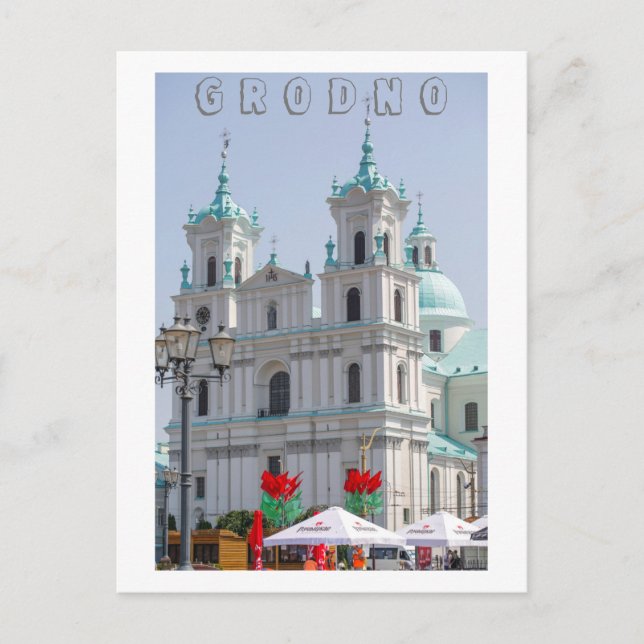 Carte Postale Biélorussie Grodno Paysage Urbain Architecture de  (Devant)