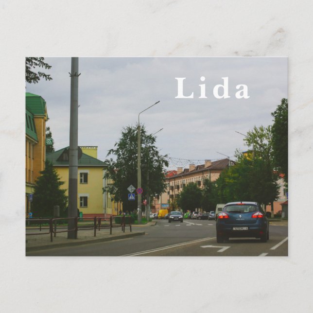 Carte Postale Biélorussie Lida Cityscape (Devant)