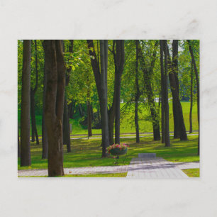 Carte Postale Biélorussie Minsk Parc Vie Cityscape Nature