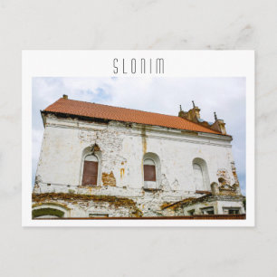 Carte Postale Biélorussie Slonim Grande Synagogue Architecture