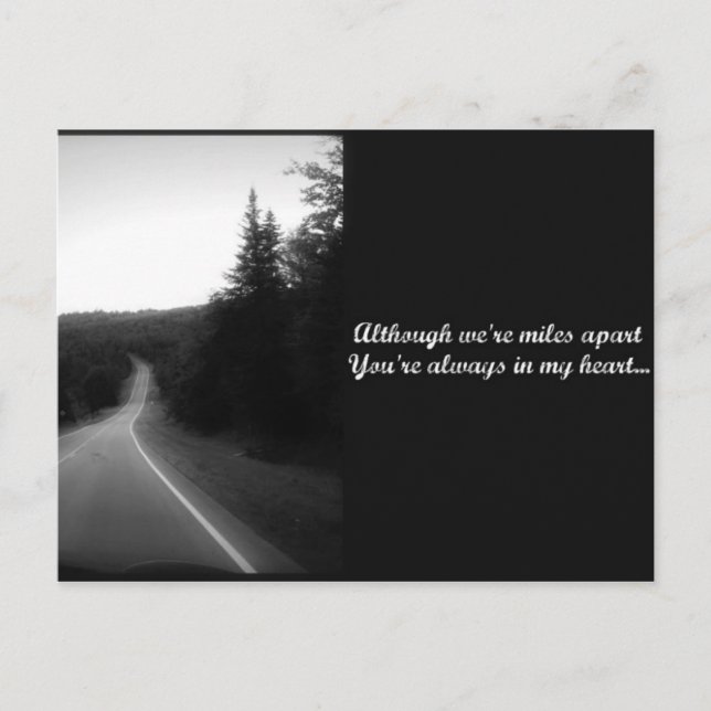 Carte Postale Bien que nous soyons séparés (Devant)