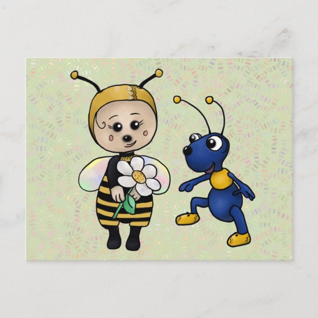 Carte Postale Biene und Ameise (Devant)