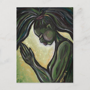 Carte postale bienheureuse et hautement favorisée