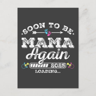 Carte Postale Bientôt Maman Encore Une Fois 2025 Chargement