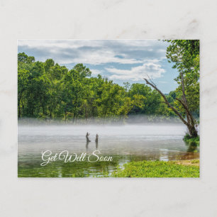 Carte postale "Bientôt mieux" Brouillard d'été du